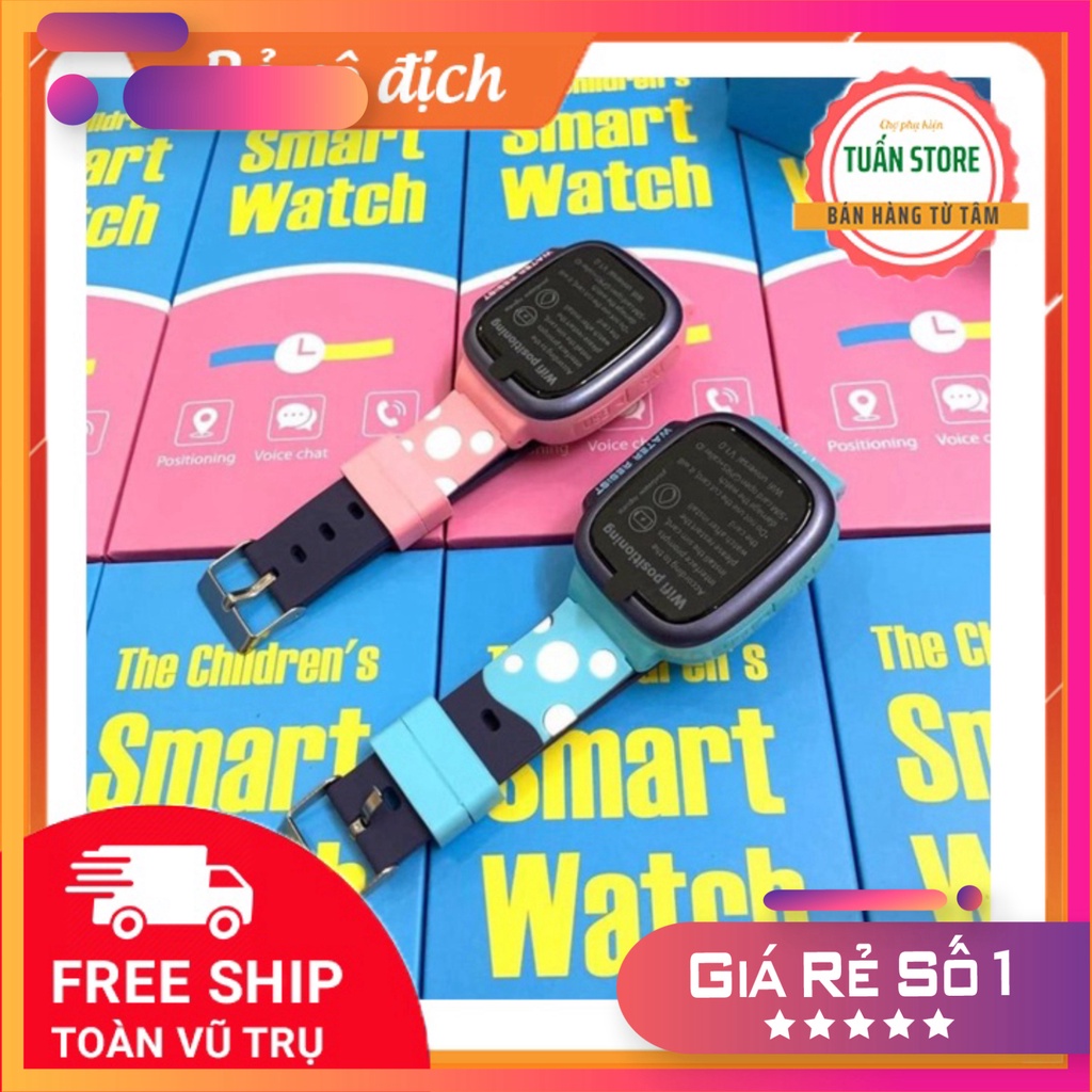 Đồng hồ định vị Y92 - Đồng hồ nghe gọi chính hãng - chống nước Wifi -Có Tiếng Việt- B