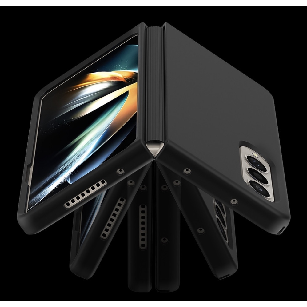 Ốp Điện Thoại tpu + pc Màu Xanh Lá Cho Galaxy Z Fold 4 Aero