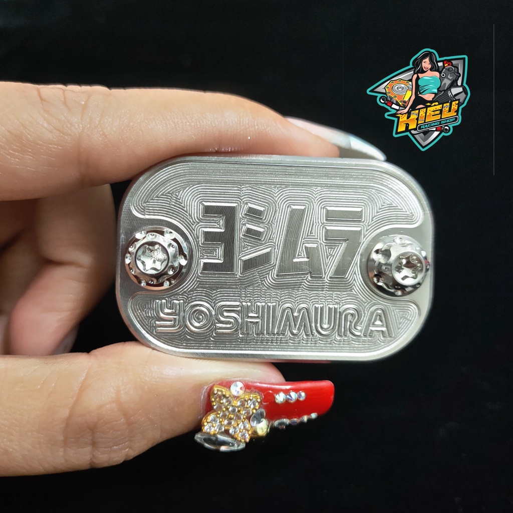 Nắp Dầu Inox304 Tặng Kèm Ốc Salaya Gắn Cho Mọi Loại Xe Yamaha - Honda