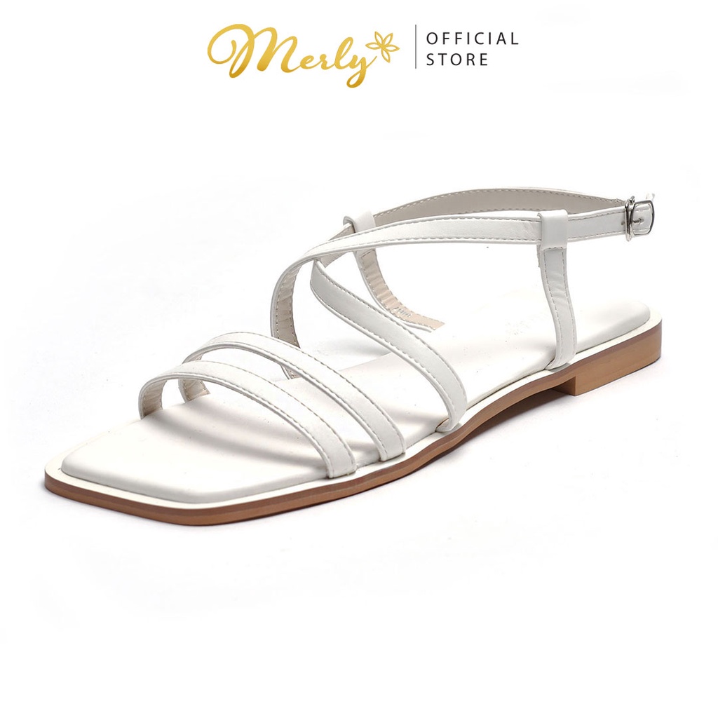 Giày Sandal Dây Mảnh Merly 1467, Giày Xăng Đan Dây Quai Ngang