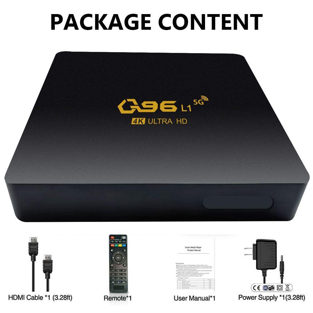 Đầu TV Box Thông Minh Joye Q96 L1 H.265 4K UHD 4GB 64GB S905L2 KèM Phụ KiệN | BigBuy360 - bigbuy360.vn