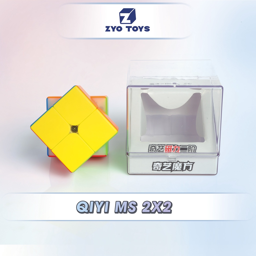 Rubik 2x2 QiYi MS Magnetic 2020 stickerless (Có nam Châm- Hãng Mod M) - ZyO Toys