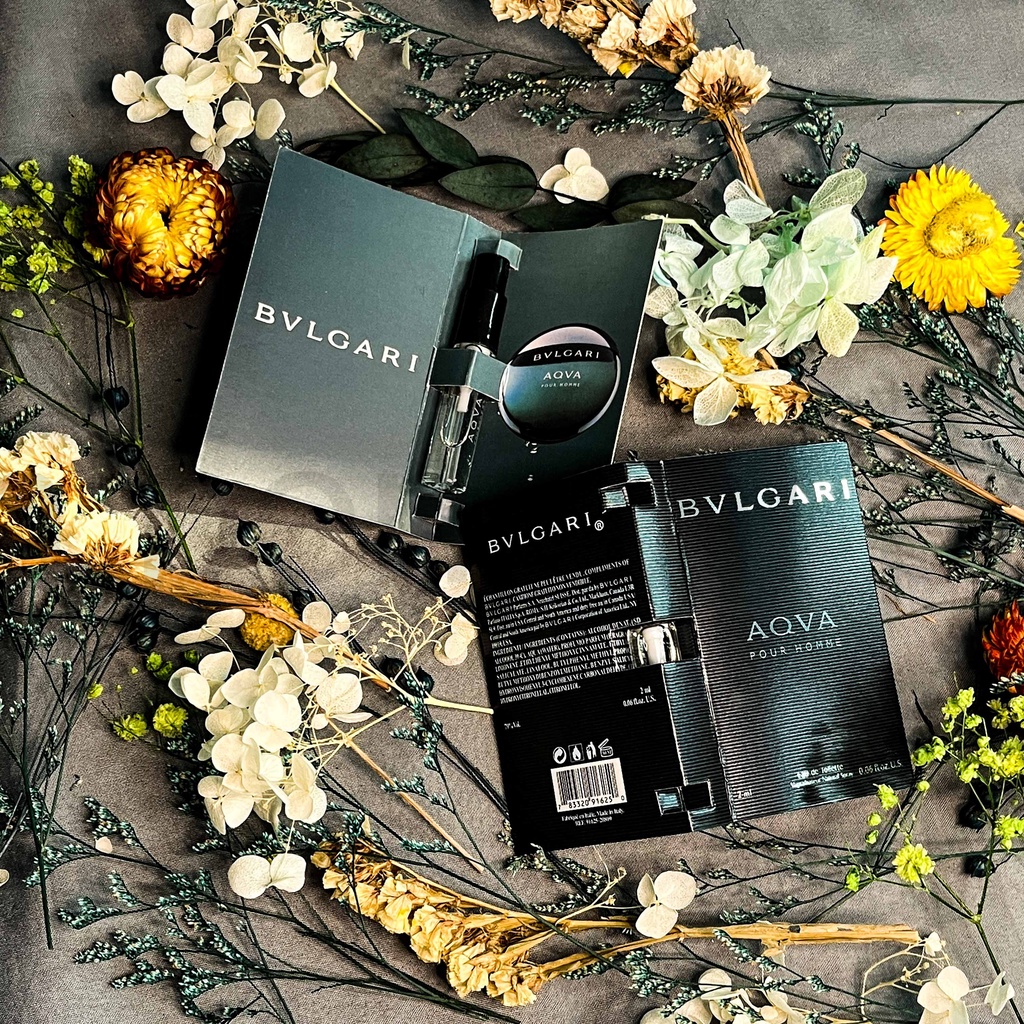 Chai nước hoa nam 2ml - Bvlgari Aqva Pour Homme