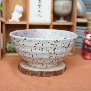 Tô canh gốm mộc màu xám men tiêu - gốm sứ nhật bản