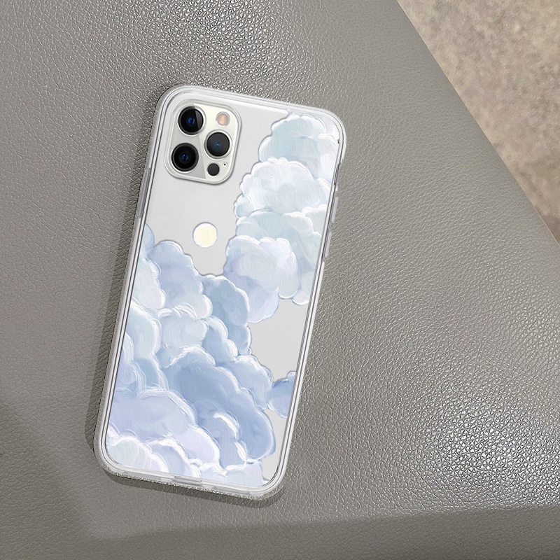 Ốp vuông iphone trăng mây bảo vệ cam chống sốc 6/6plus/6s/6splus/7/7plus/8/8plus/x/xr/xs/11/12/13/pro/max/plu