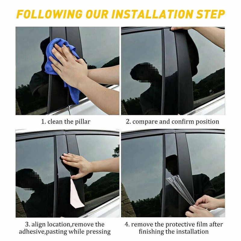 Bộ 6 Viền Dán Cửa Sổ Xe Hơi Toyota Sienna 2002-2009 Chất Lượng Cao