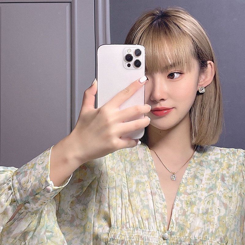 Bông Tai Mạ Bạc 925 Đính Pha Lê Đơn Giản Thanh Lịch