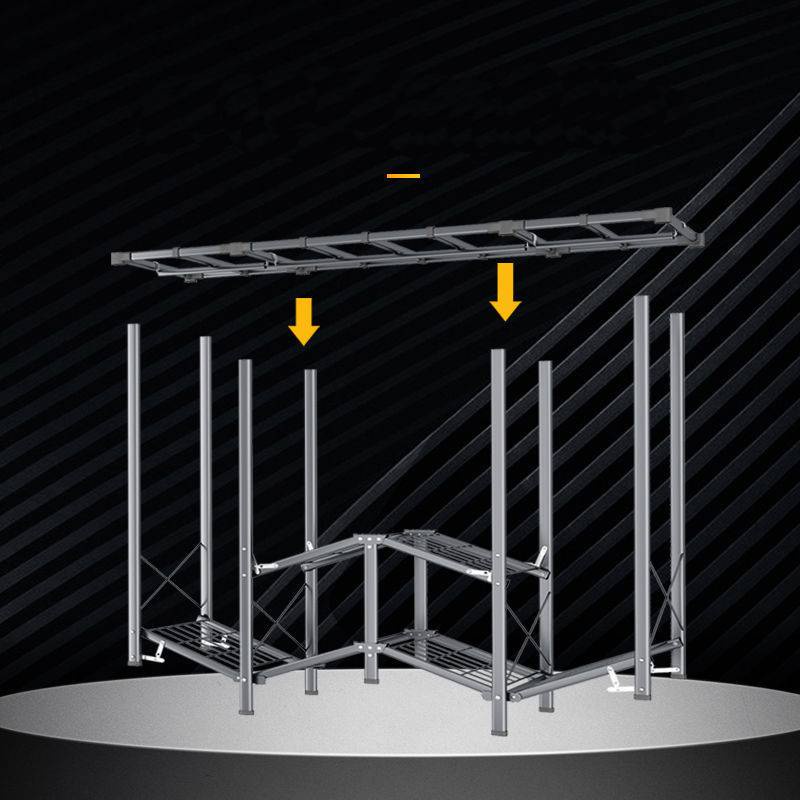 Tủ quần áo vải, tủ biến hình khung thép cacbon sơn tĩnh điện cao cấp kích thước 170x170x50cm nhập khẩu bảo hành 24 tháng