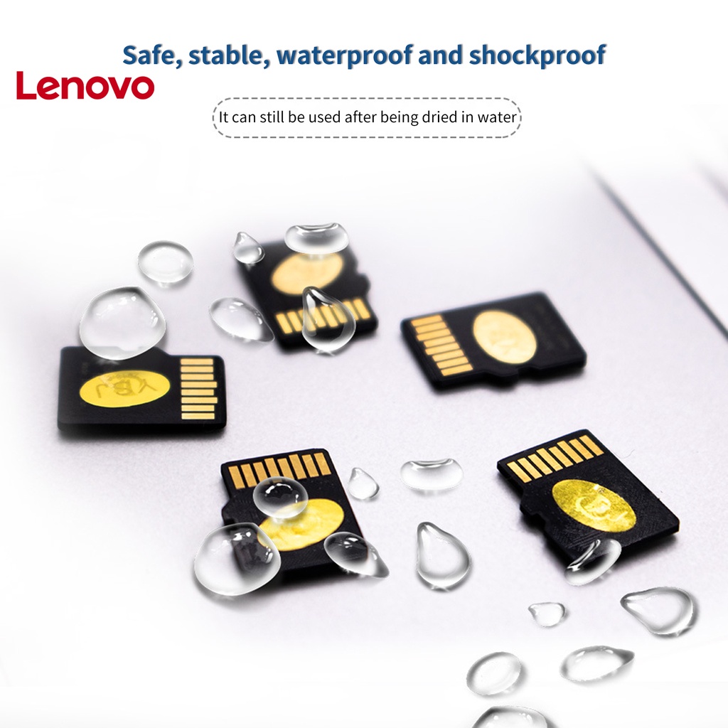 Thẻ nhớ TF LENOVO tốc độ cao 80m/s chất liệu ABS 256MB-64GB tùy chọn