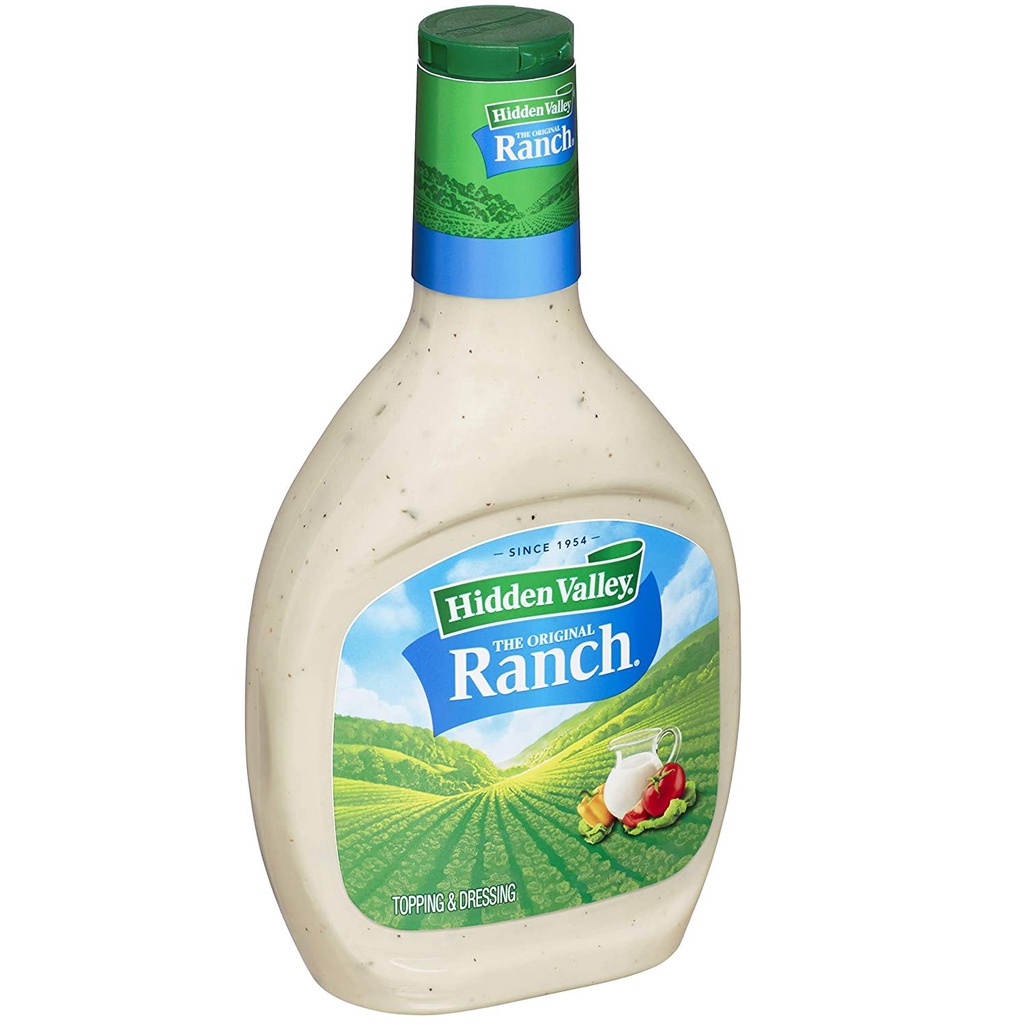 Sốt Chấm, Trộn, Ăn Kiêng Ranch Hidden Valley Original Ranch Salad Dressing & Topping, Gluten Free, Chai 236ml