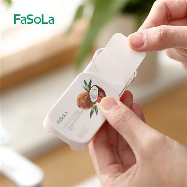 Xà phòng giấy bỏ túi tiện dụng (50 miếng) FASOLA FSLJY-162 FSLZF-113