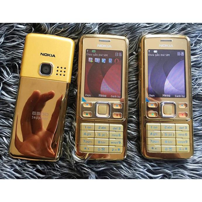 Điện thoại nokia 6300 màu gold, Máy Cũ Thay Vỏ Mới