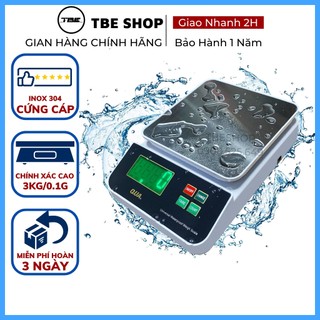 Cân Tiểu Ly Nhà Bếp 5kg QUA Chính Xác 0.1g Chống Nước & Sạc Điện ( Bảo hành 1 năm ) TBE Shop