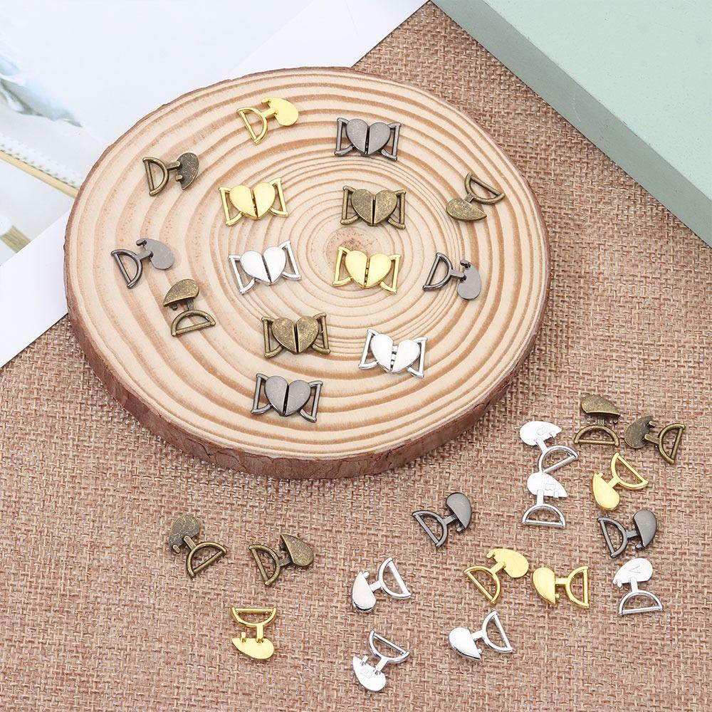 CHOOKEY Set 20 Khóa Ba Cạnh Mini Siêu Mỏng 4 Màu Cho Búp Bê