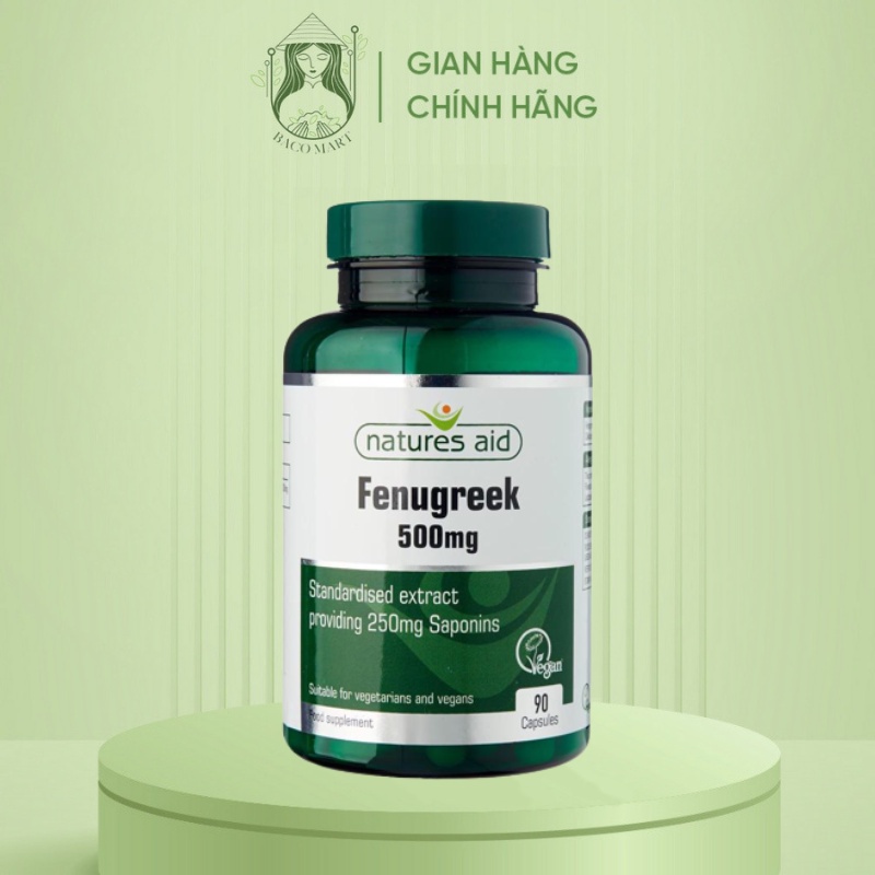(100% Nhiều Sữa) Lợi Sữa Cỏ Cari Fenugreek 500mg Kích Thích Khả Năng Tiết Sữa Mẹ