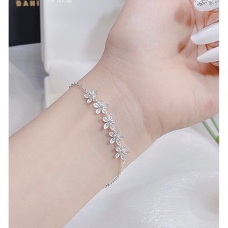 Lắc tay hoa rút bạc ta cao cấp