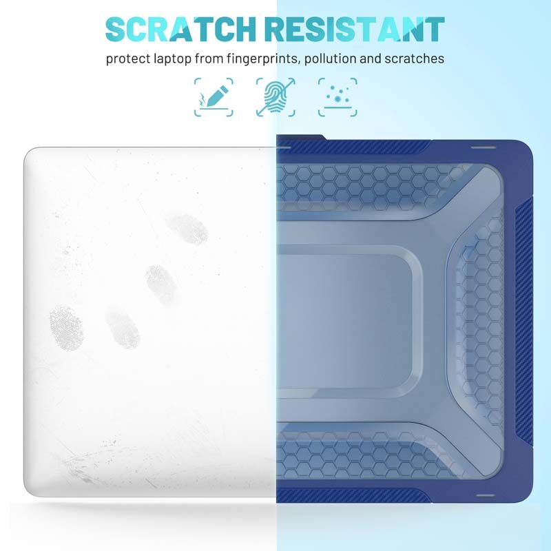 Ốp Máy Tính Bảng Cứng Hai Lớp Chống Sốc Cho MacBook Air 13.6 inch 2022 M2 / MacBook Pro 14 inch 2021 / MacBook Air 13 inch 2018 2020 / MacBook Pro 13 inch 2018 2020 2022