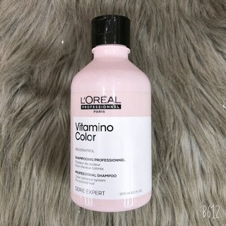 DẦU GỘI GIỮ MÀU TÓC NHUỘM LOREAL VITAMINO COLOR A-OX 300ML
