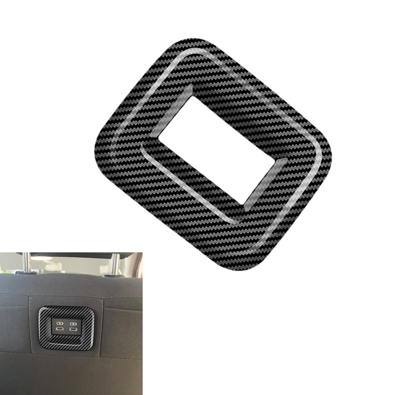 Khung Viền Bảo Vệ Cổng Sạc USB Cho Ghế Sau Xe Hơi Toyota Sienta 2022 2023