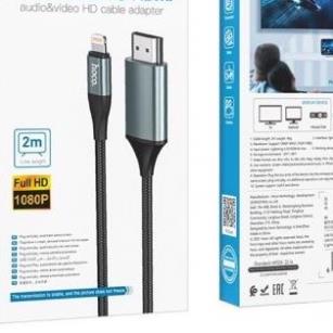 Cáp chuyển điện thoại sang HDMI qua tivi Hoco UA15 hình ảnh rõ nét