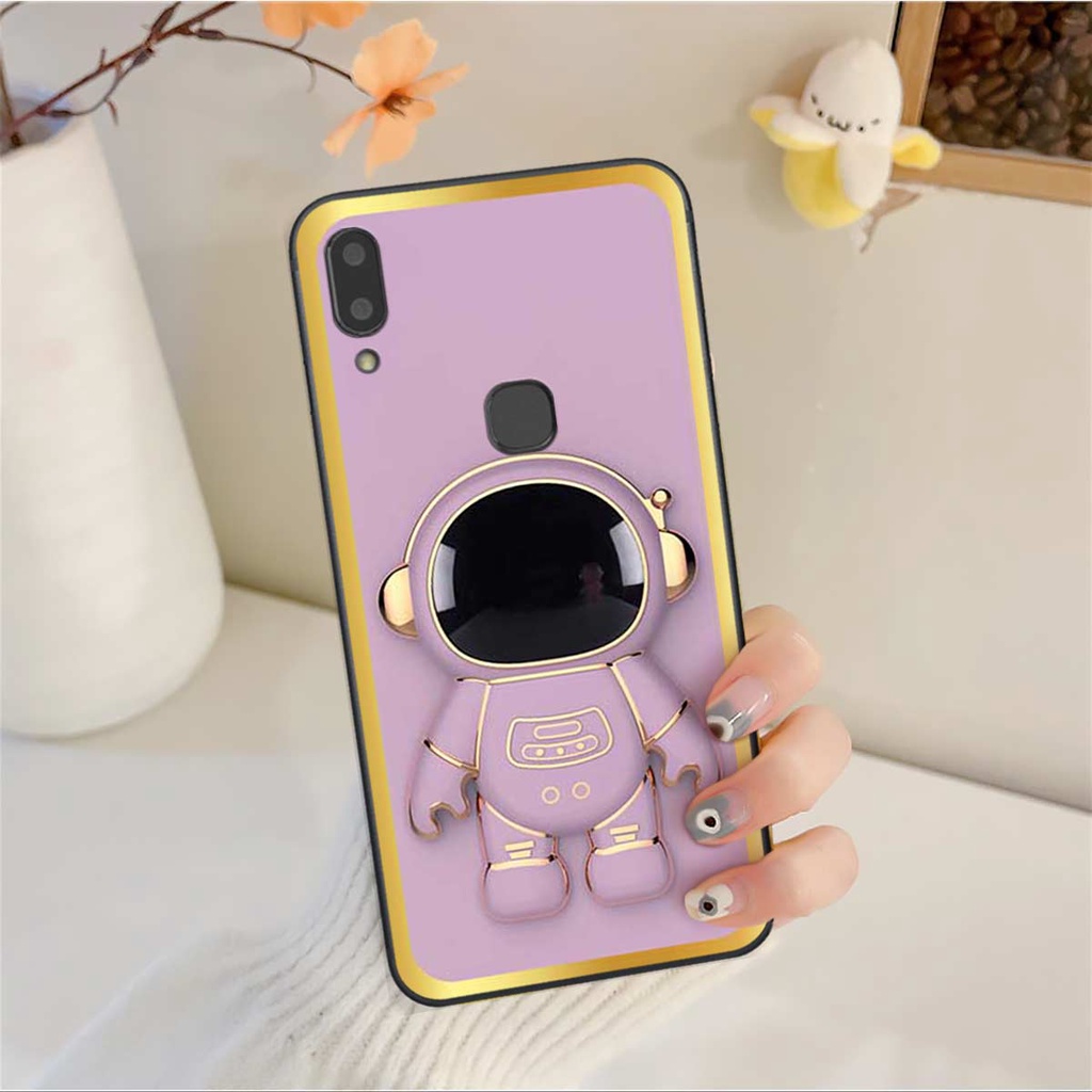 Ốp lưng Vivo V9 / V9 Youth in hình kiểu 3D robot phi hành gia sắc màu thời trang