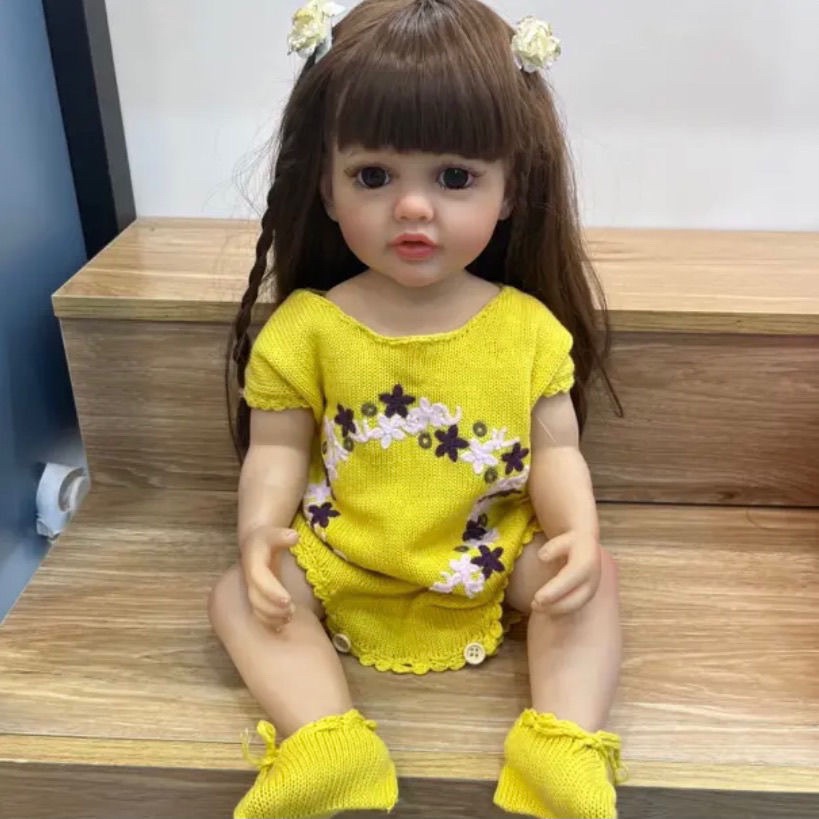 Đồ Chơi Búp Bê Barbie Sơn Màu 3D Thủ Công Tinh Tế Có Thể Dán Vào Bồn Tắm 55cm Thích Hợp Làm Quà Tặng Sinh Nhật Cho Bé