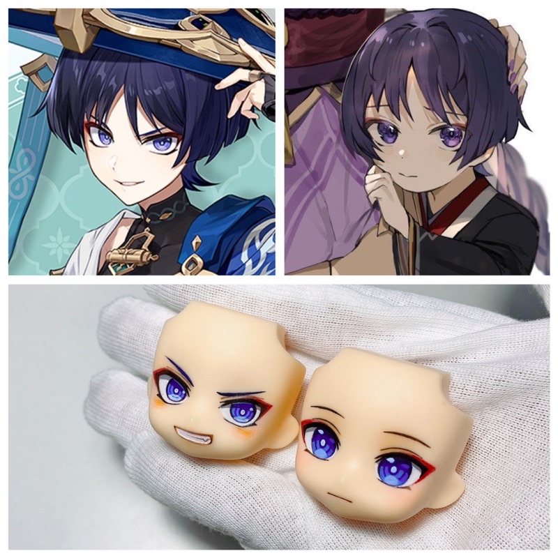 Mặt Scaramouche nét thiếu niên