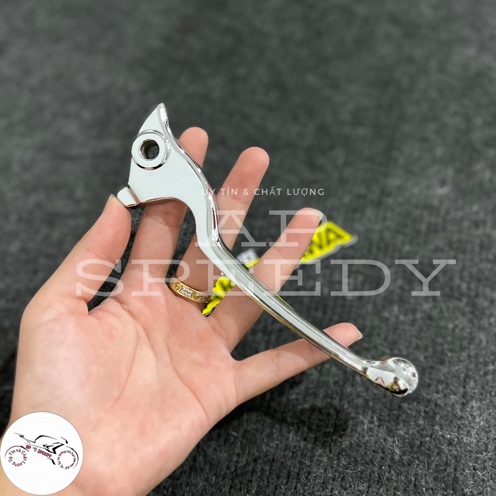 Tay thắng xi inox Sirius Fi / Taurus Fi / Jubiter Fi hàng Takegawa ( tặng kèm tem )