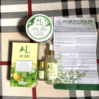 Wax Lông + Mỡ Trăn Triệt Lông An Lành ( Wax+Mỡ trăn 10ml+1Set Giấy và 2Que) ...