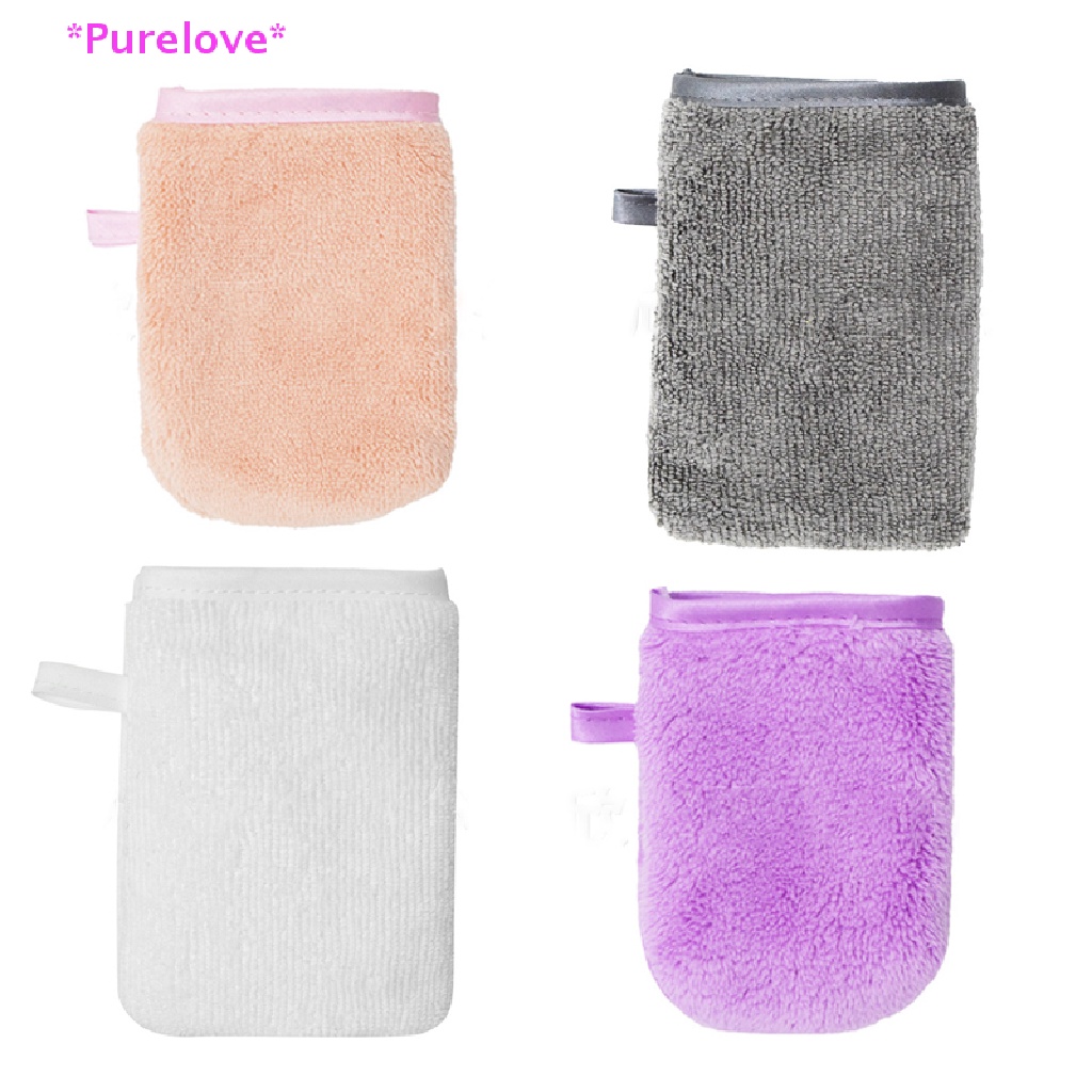 Găng Tay Tẩy Trang Bằng Sợi Microfiber Mềm Mại Có Thể Tái Sử Dụng