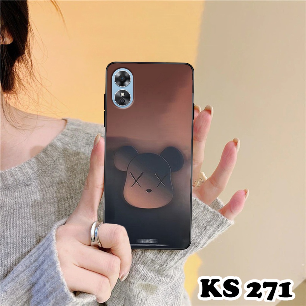 Ốp lưng Oppo A17 - A17k in hình Gấu B.Ŗİ.ÇK - Chất liệu TPU cao cấp