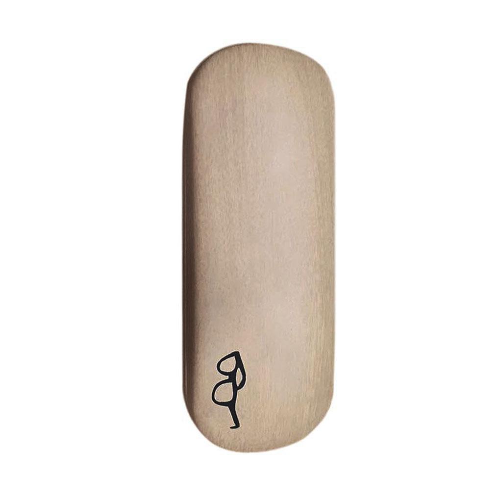 1 Hộp Đựng Mắt Kính Họa Tiết Vân Gỗ