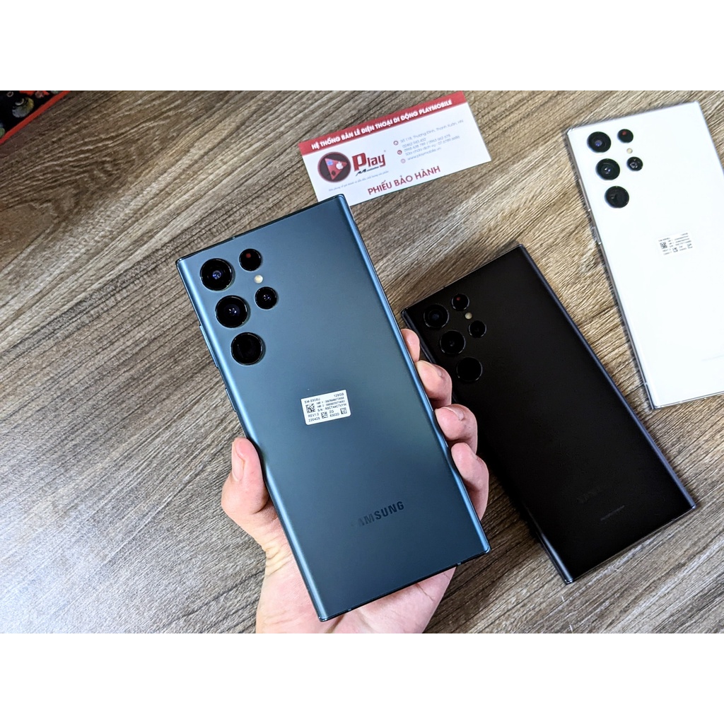 Điện Thoại Samsung Galaxy S22 Ultra 5G 2 sim Mỹ chính hãng Fullbox - Snapdragon 8 Gen 1 Tại Playmobile