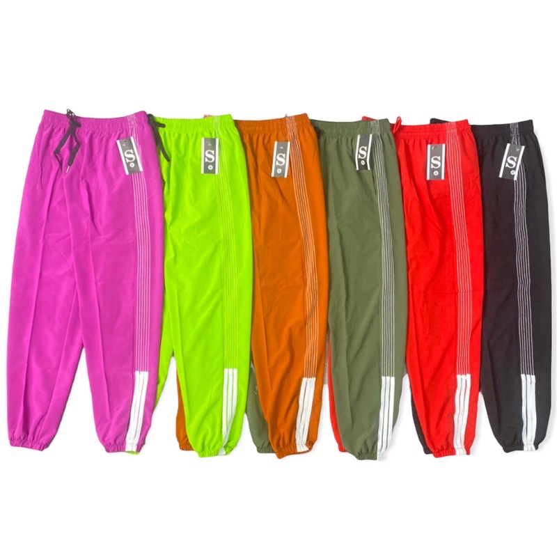 Quần thể thao tập gym yoga nữ - Quần jogger chạy sọc chỉ siêu xinh