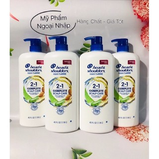 (Mẫu Mới 2022) Dầu Gội Xã Head & Shoulder Hạnh Nhân Và Nha Đam 1,18l Của Mỹ