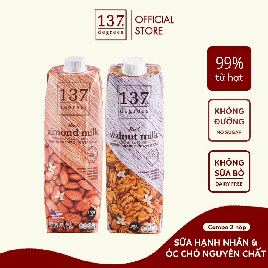 Sữa Hạt Hạnh Nhân 137 Degrees 1000ml