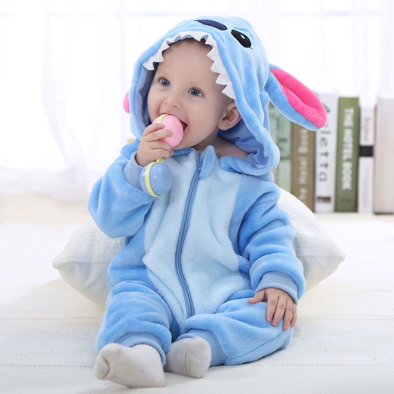 Babyfair. Bộ Áo Liền Quần Kiểu Hình Động Vật Dễ Thương Cho Bé