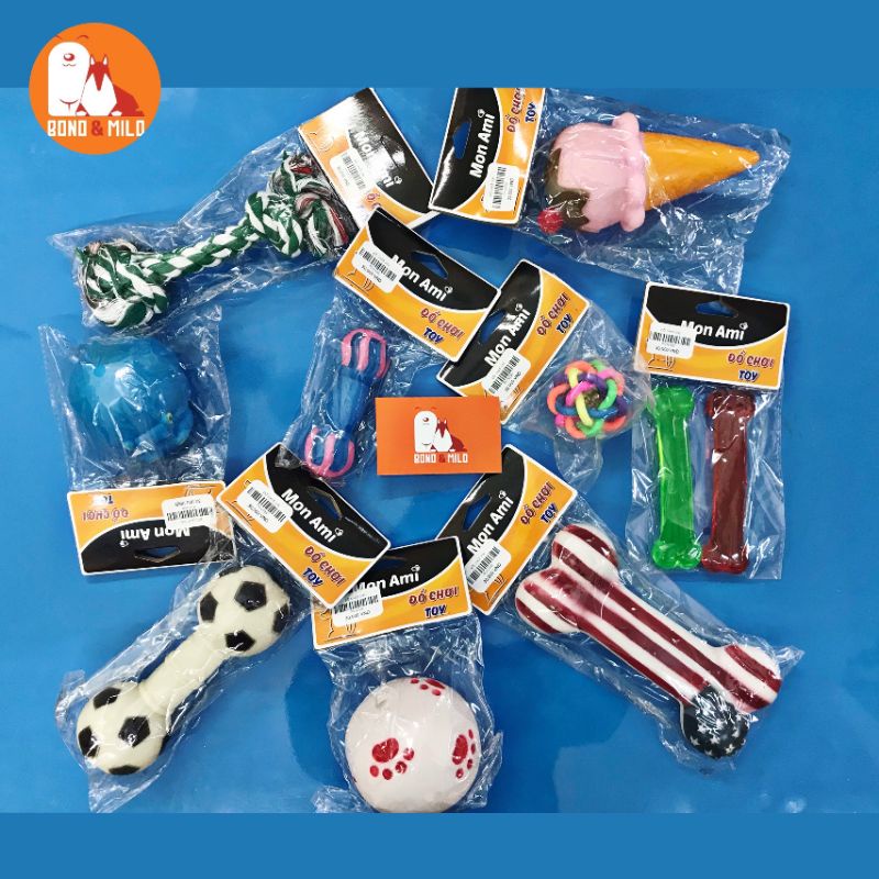 ĐỒ CHƠI GẶM LUYỆN RĂNG CHO THÚ CƯNG GIẢM STRESS - ĐỒ CHƠI CHO CHÓ MÈO BONDMILO SHOP