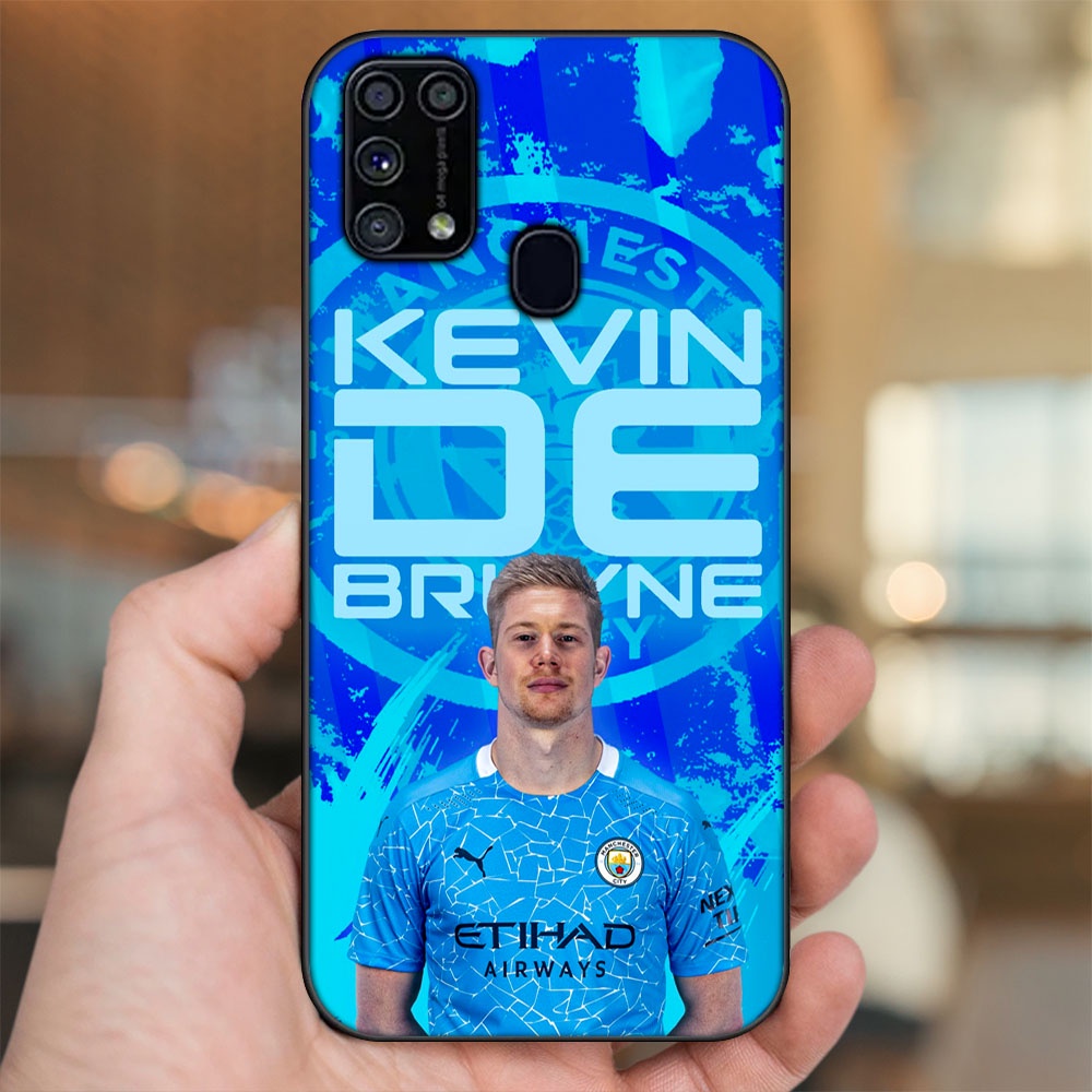 Ốp lưng Samsung M31 viền đen in hình Kevin De Bruyne Manchester City MC