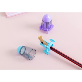[Mua 1 tặng 1] Gọt bút chì hình tên lửa 4 màu dễ thương