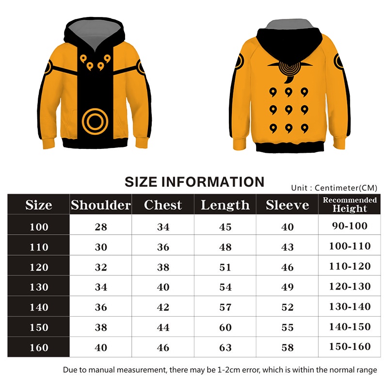 ✿✸☜Áo Hoodie In Hình Naruto 3d Thời Trang 2023 Cho Bé