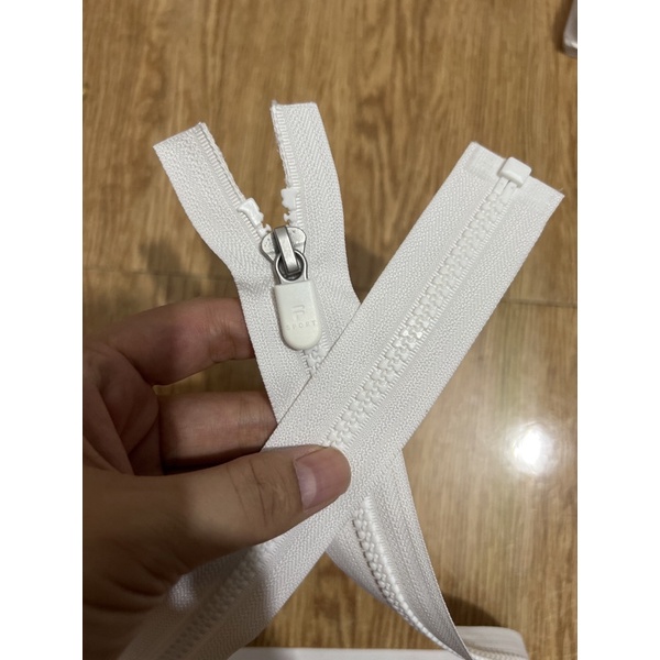 khoá răng nhựa đen số 5 dài 70cm-phụ liệu may mặc