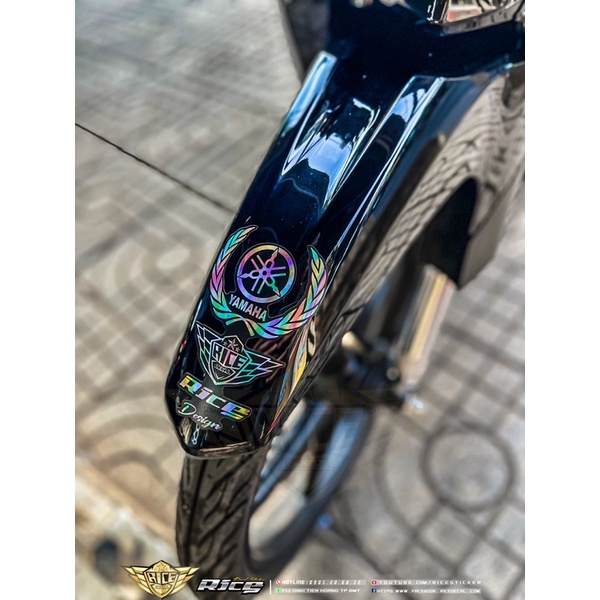 Tem Dán dè YAMAHA Titan Ricedecal®️