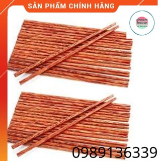 Combo 10 đôi đũa dừa bến tre tự nhiên không công vênh, bền đẹp với thời gian