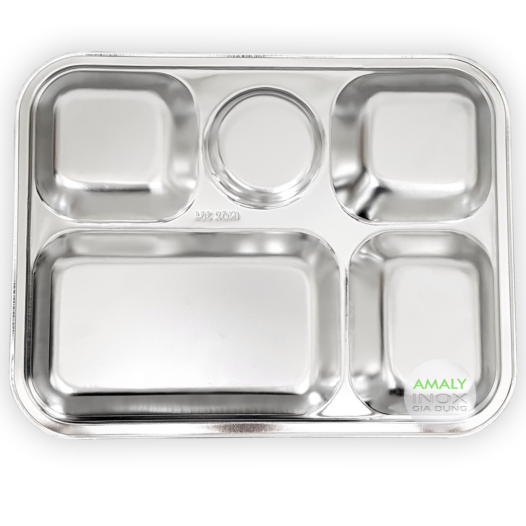 Khay cơm dạng nhỏ, khay cơm dành cho trẻ em, khay inox 304
