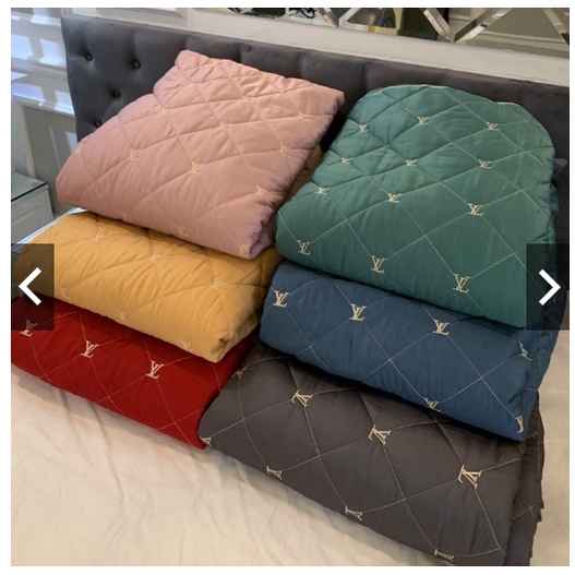 Bộ 1 ga tăng 2 vỏ gối phi lụa trần bông cao cấp kt 1m8-2m đệm 10cm lh