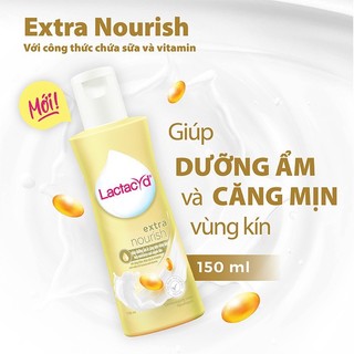 Dung Dịch Vệ Sinh Phụ Nữ Lactacyd extra nourish ( vàng)
