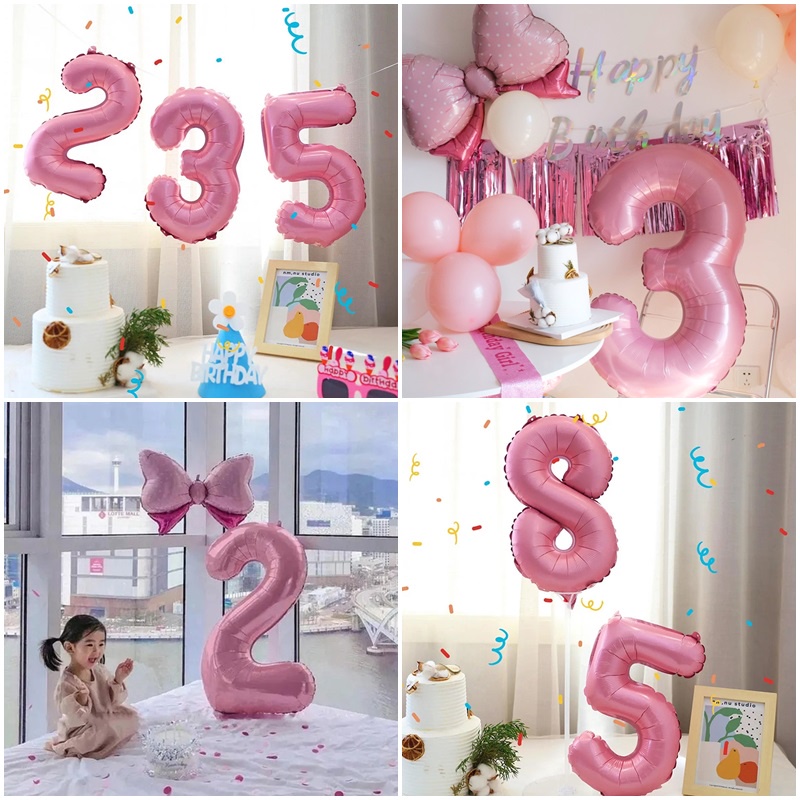 Bong Bóng Màng Nhôm 16 Inch Dùng Trang Trí Tiệc Cưới / Sinh Nhật