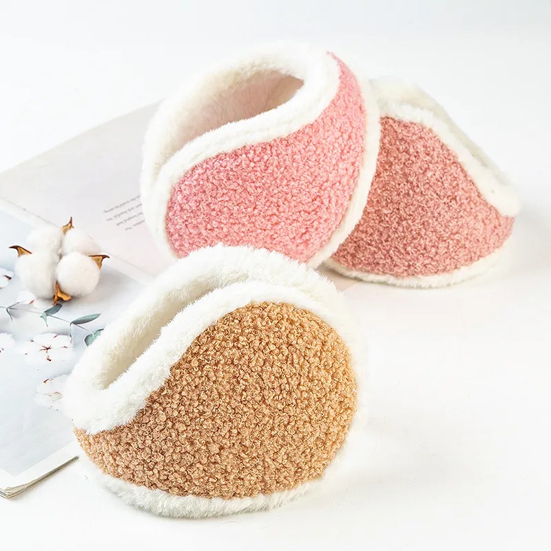 Chụp Tai Bằng Vải Bông Dày Dặn Mềm Mại Thoải Mái Chống Lạnh Chống Sương Mù Bảo Vệ Tai Dành Cho Bé Trai