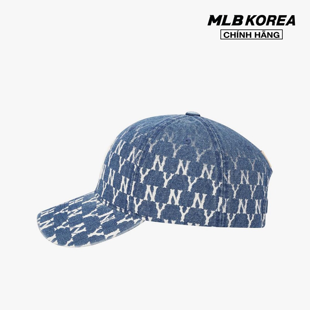MLB - Nón bóng chày họa tiết monogram hiện đại 3ACPDA01N-50BLS
